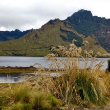 Laguna de Mojanda with Cerro Negro